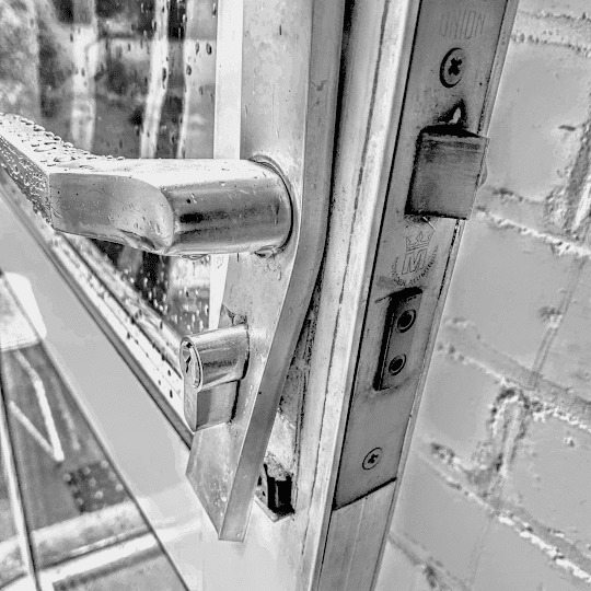 broken upvc door lock