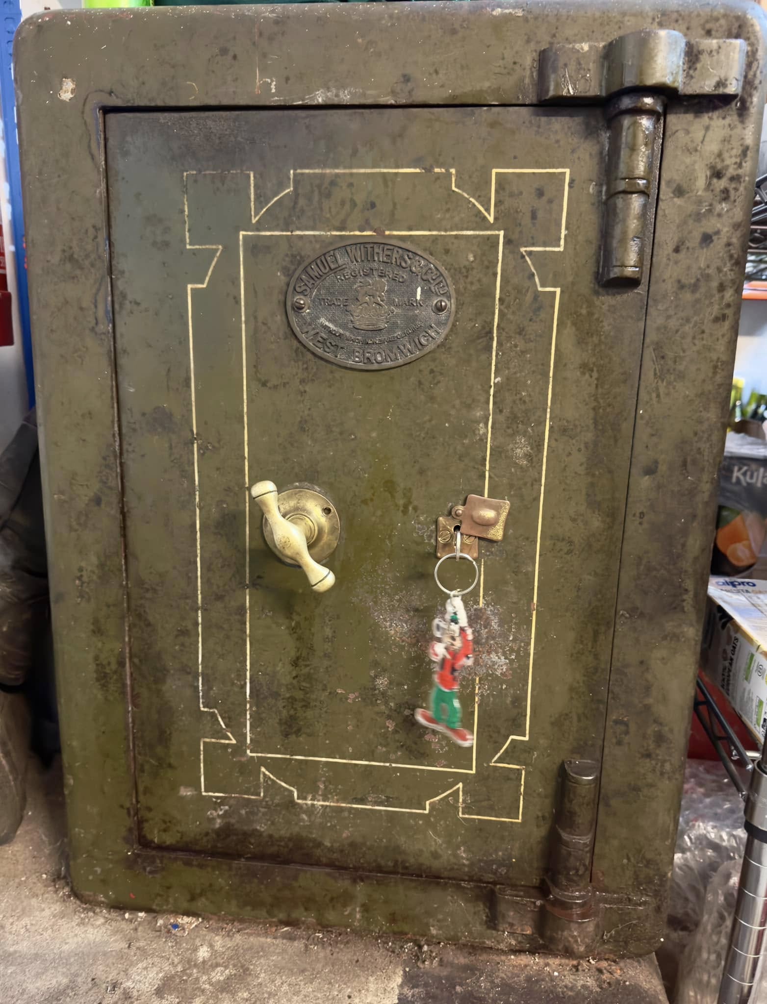 locked safe